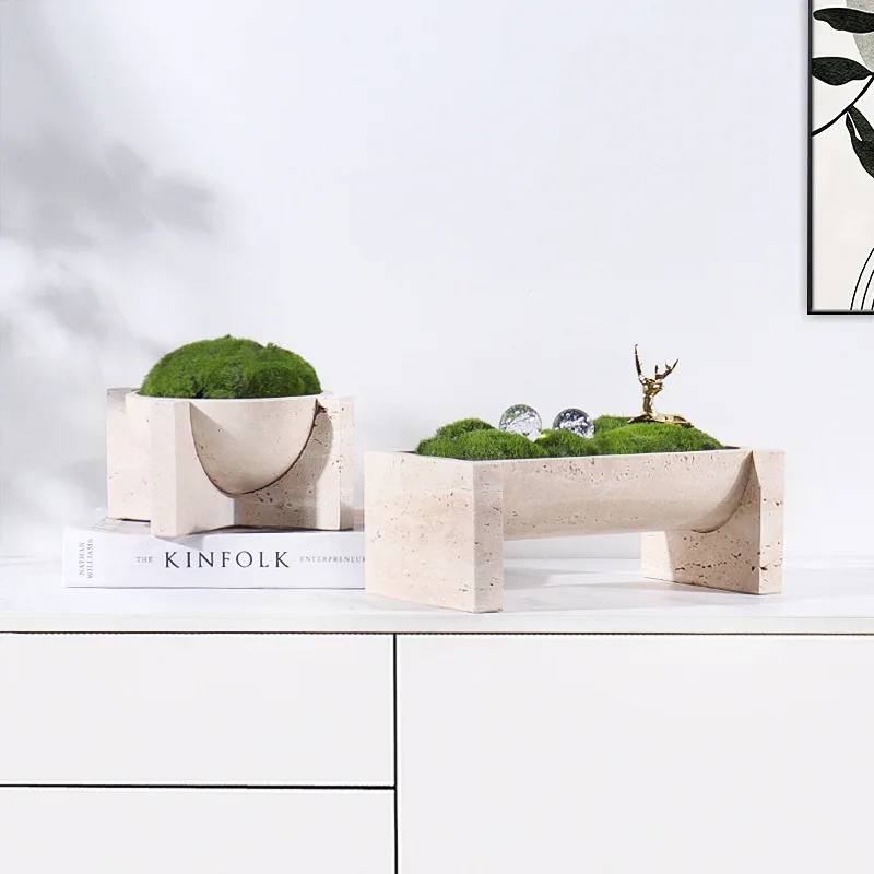 Natuurlijke marmeren bloempott - Aloe Vera Pot recensie en prijs