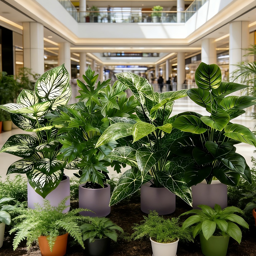 4 stuks kunstplanten met 48 bl - Dracaena Marginata recensie en prijs